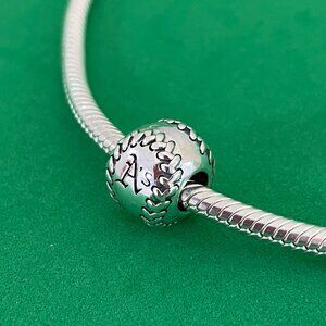 PANDORA MLB Oakland As Dangle Charm